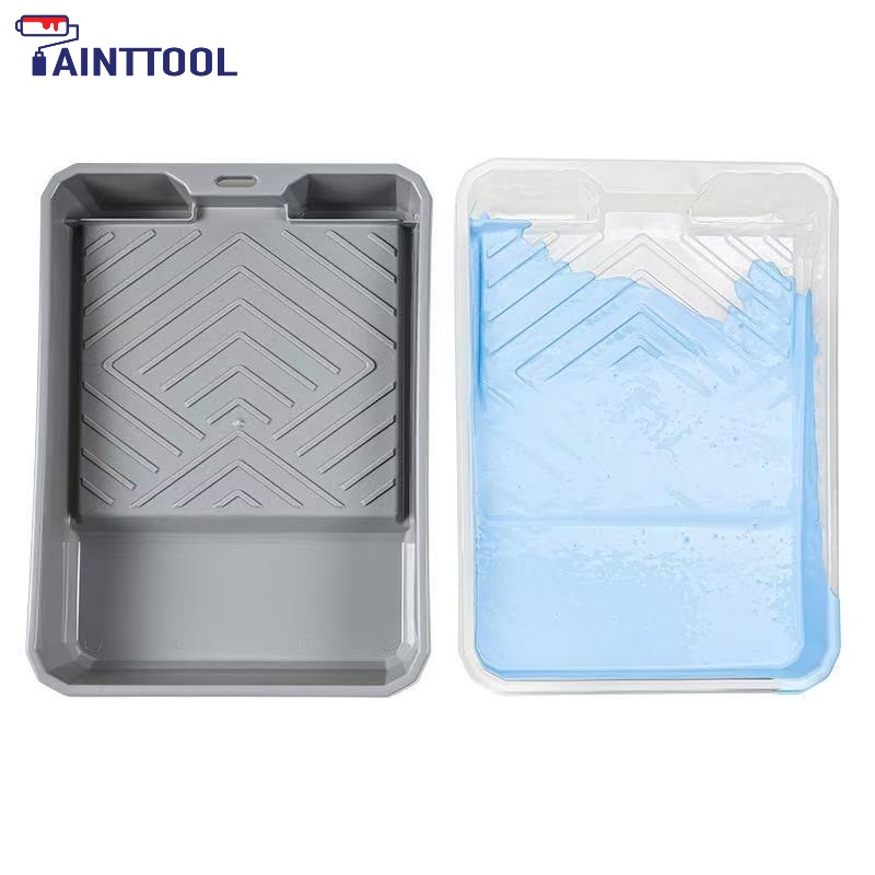 9 in Plastic Paint Tray + Disposable one x 3