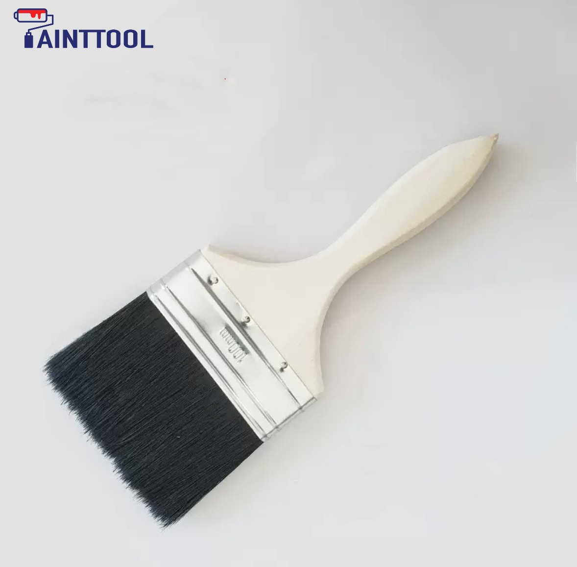 4''  Pure Black China Bristle Wall Brush