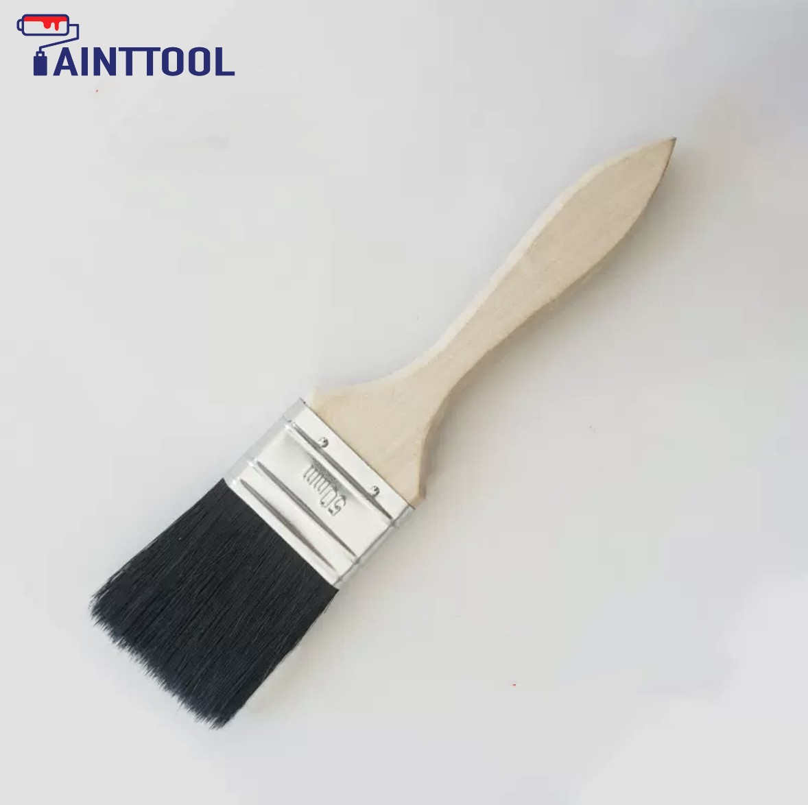 2''  Pure Black China Bristle Wall Brush