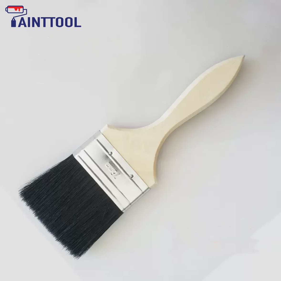 3''  Pure Black China Bristle Wall Brush