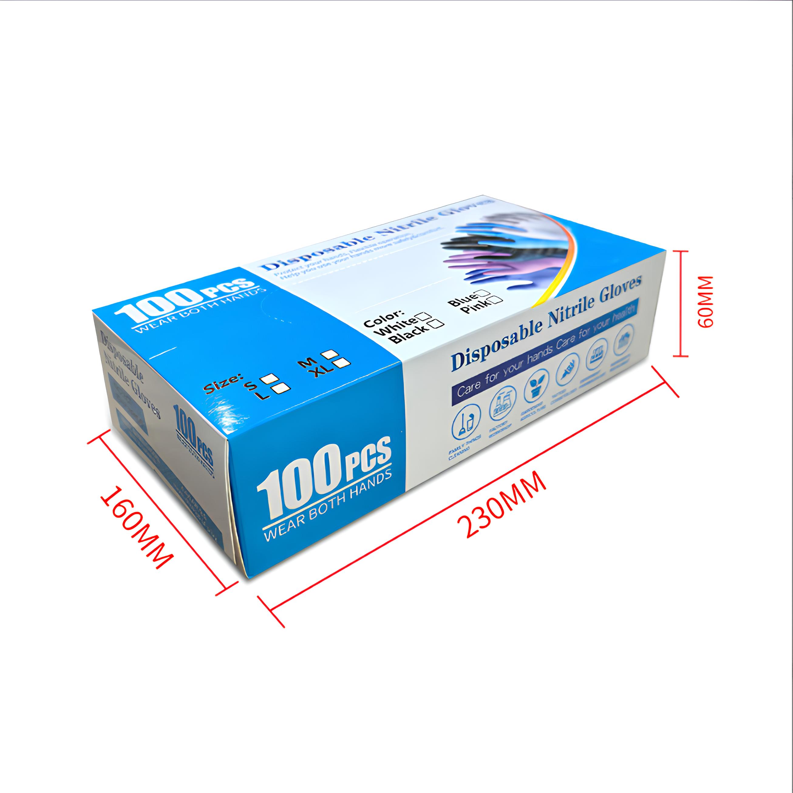 Disposable Nitrile Gloves x100 (PT-DS02)