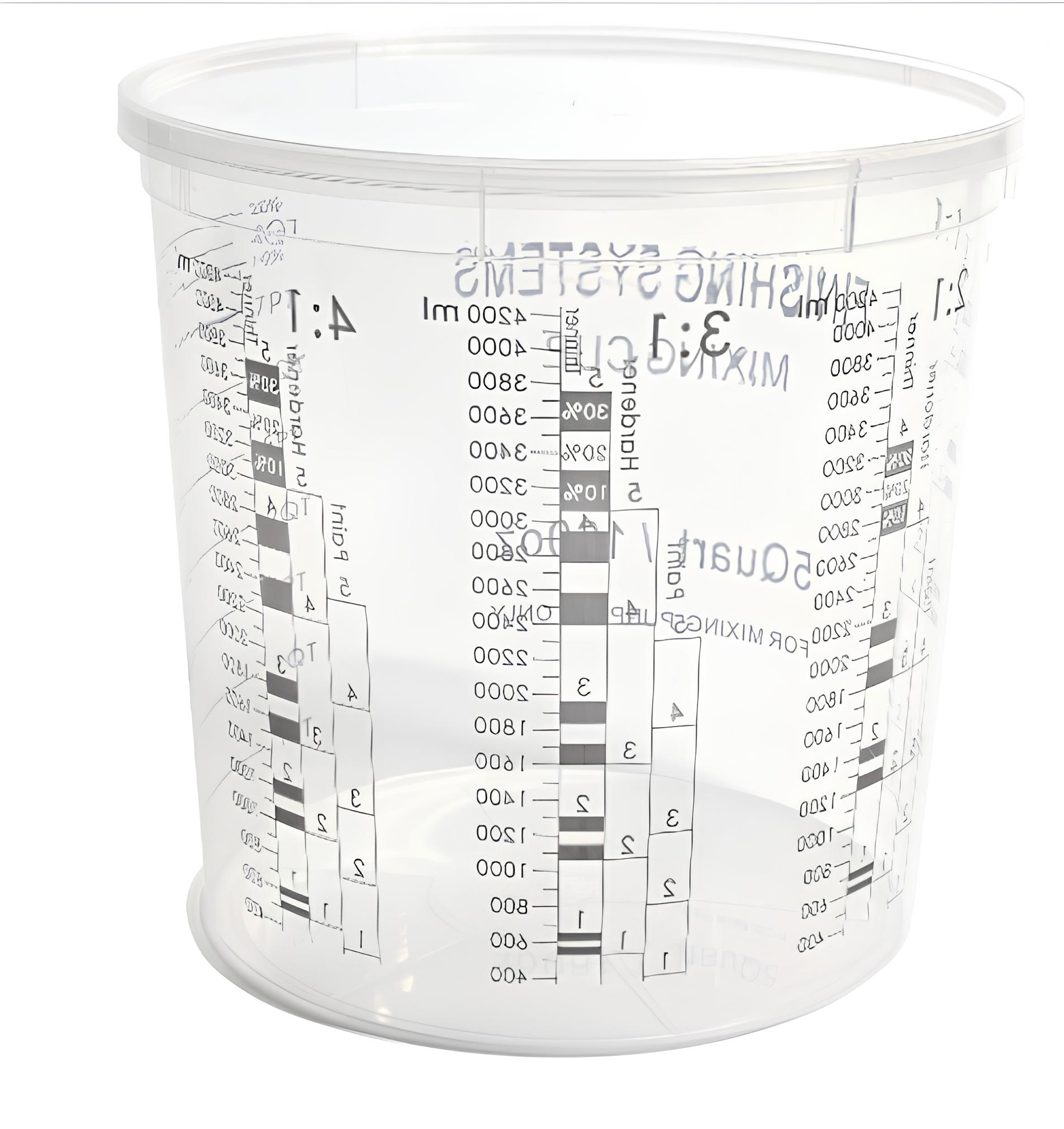 5L Disposable Paint Mixing Cup with Lip x10 (PT-MC5000)