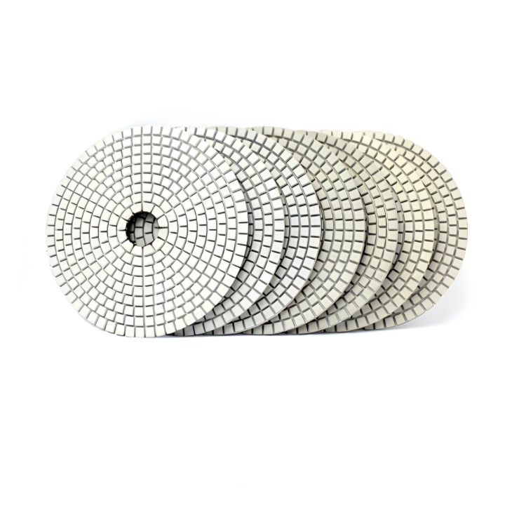 150mm Microcement white polishing pad   (PT-WSD150)