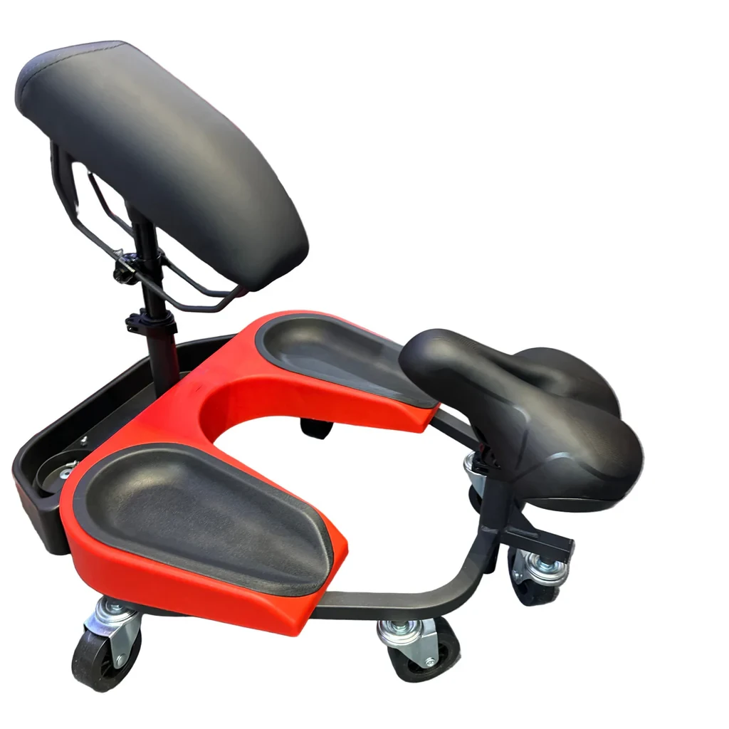 Rolling Work Seat with Backrest  (PT-RWC003)
